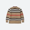 Stripe Cashmere Cardigan - Görsel 2